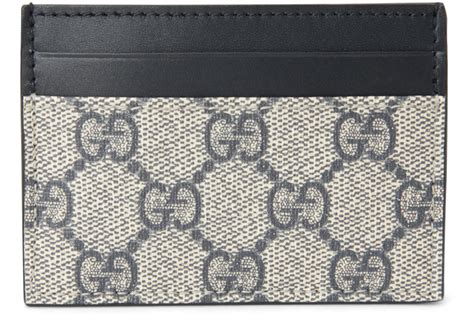 gucci gg supreme card case|gucci gg supreme money clip.